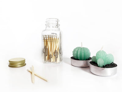 Variety Pack of Desert 2" Match Jars: Saguaro + Prickly Pear