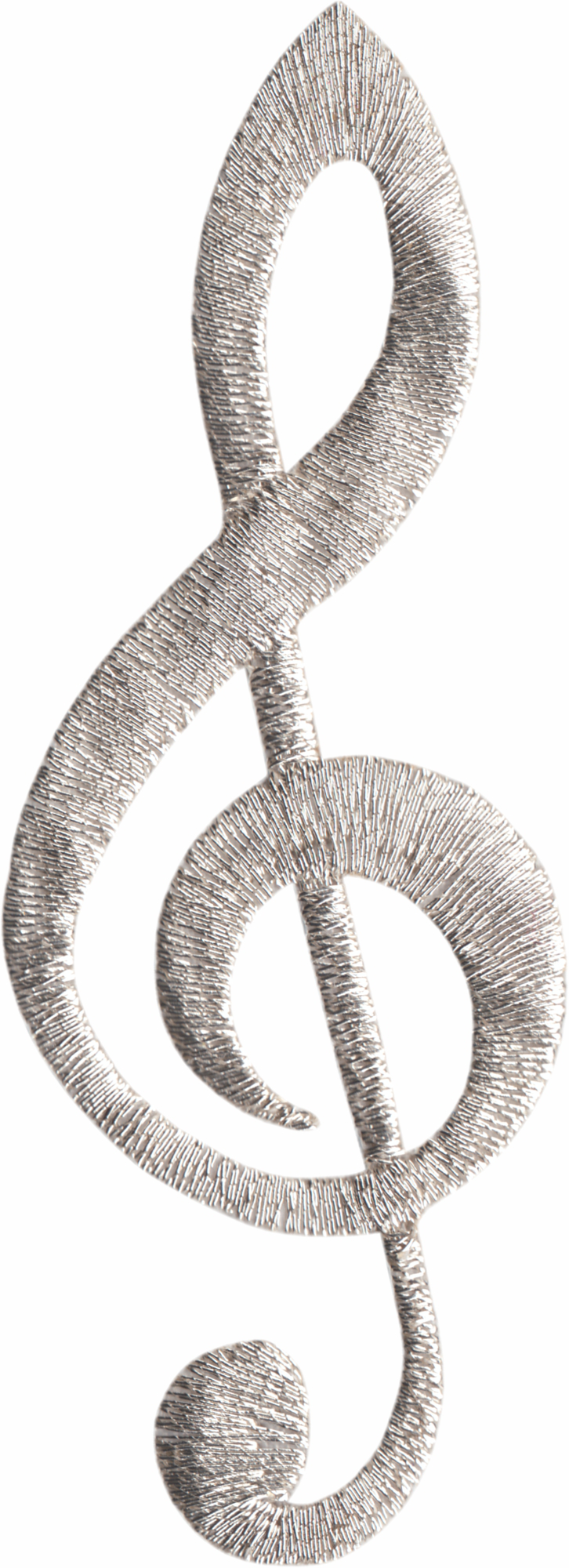 Patch - Music Notes - Treble Clef - 7 Color Options - 2.88"
