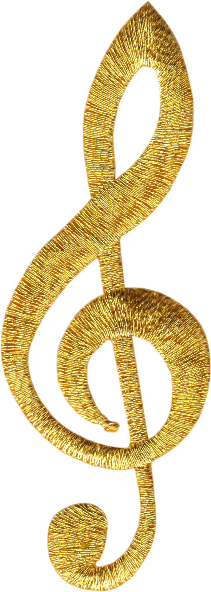 Patch - Music Notes - Treble Clef - 7 Color Options - 2.88"