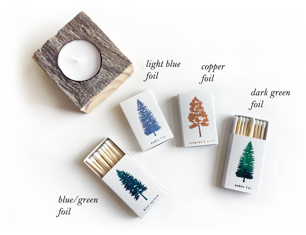 Blue Spruce & Noble Fir Matchbox