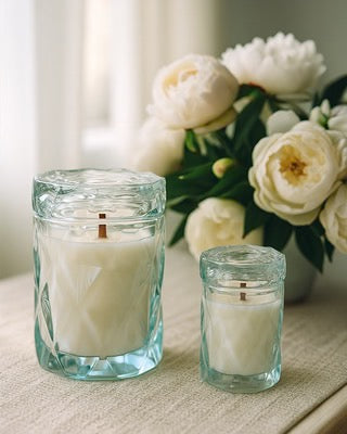Diamond Candle Vessel & Lid