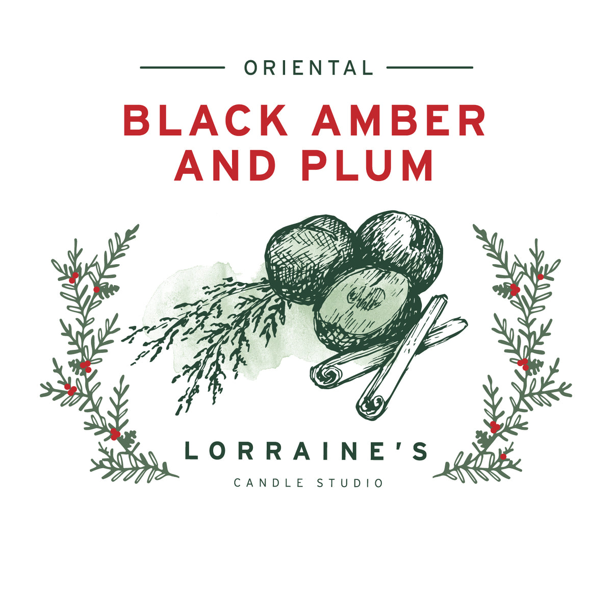 Black Amber and Plum