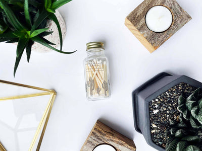 Variety Pack of Desert 2" Match Jars: Saguaro + Prickly Pear