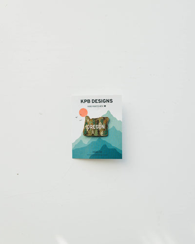 Oregon Trees Enamel Lapel Pin