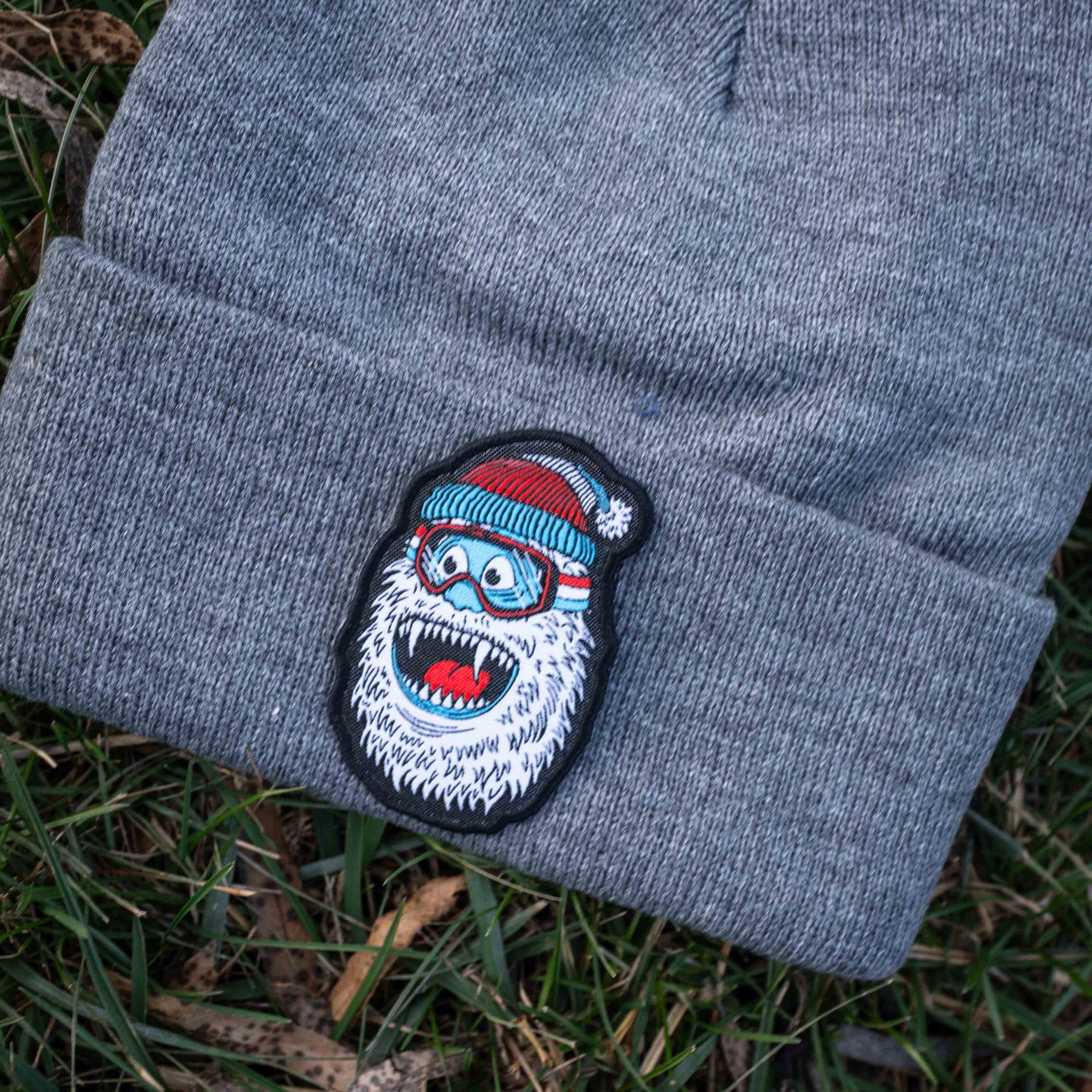 Wild Yeti Skiing, Snowboarding, Snowshoeing Iron-On Patch
