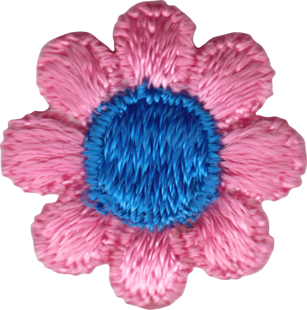 Patch - Daisy Flower - 1 Inch - 16 Color Options