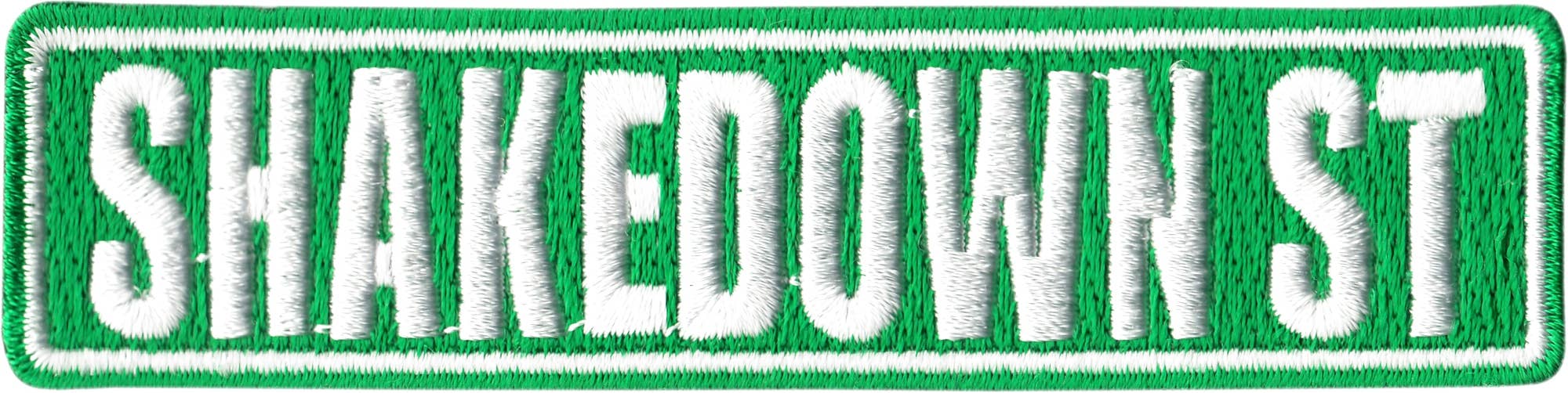 Patch - "Shakedown St"  Sign - Classic Hippie Deadhead Vibe