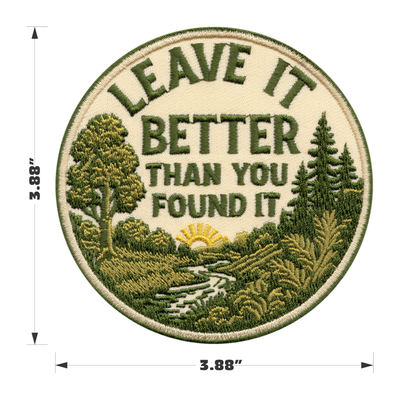 Patch - Leave It Better Than You Found It - Nature Camping 