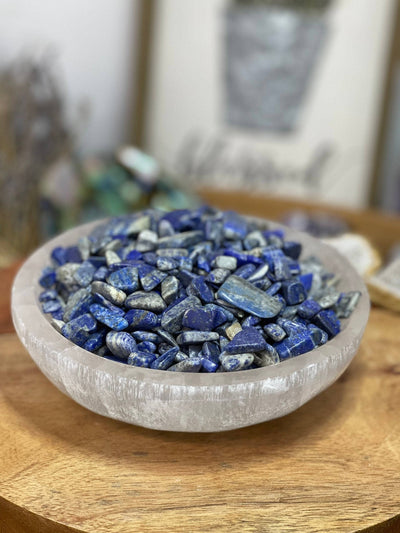 Natural Real Lapis Lazuli Chip, Tumble Loose Stone