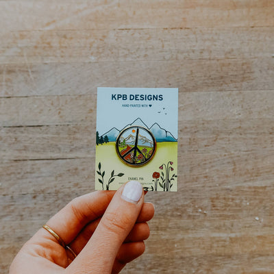Peace Enamel Lapel Pin