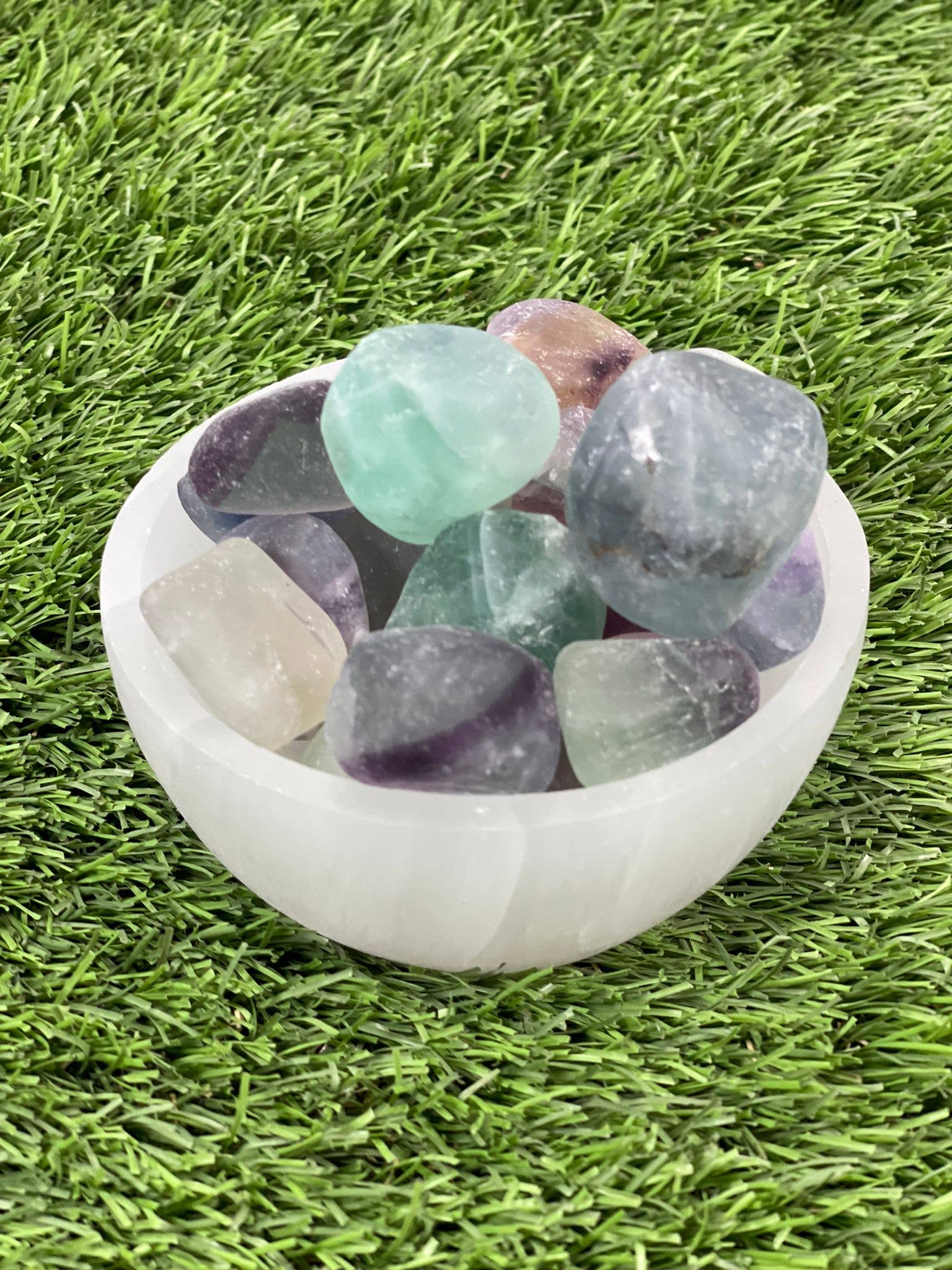 Tumbled FLUORITE / FLUORITE / FLUORITE CRYSTAL / GEMSTONE
