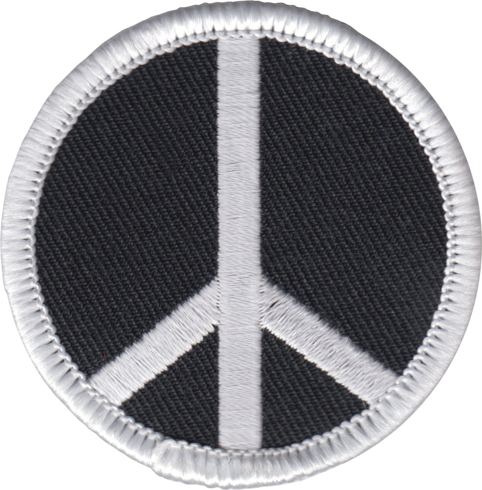 Patch - Peace Sign - 2 Inch - Six Color Options