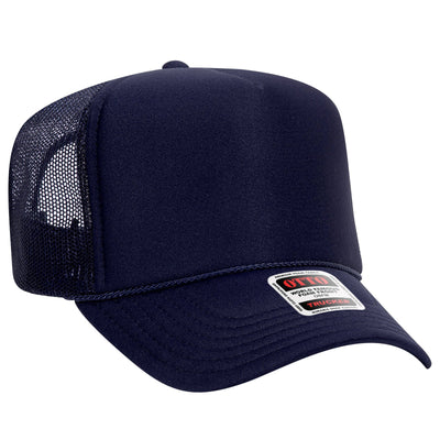 Otto 5-Panel High Crown Foam Trucker Hats, Mesh Back Cap - 39-165