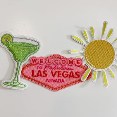 2.5"  Margarita - Embroidered Hat Patch (new Version)