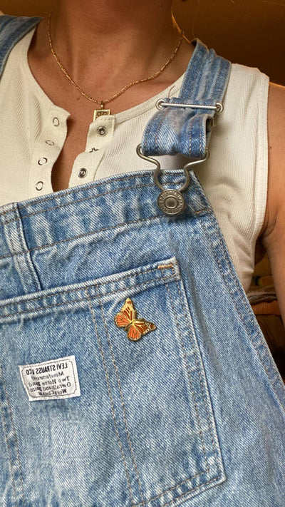 Butterfly Enamel Lapel Pin