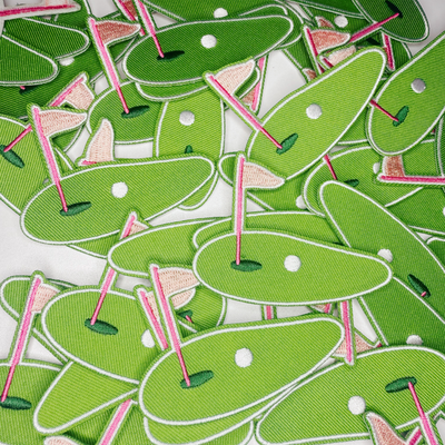 2.5” Golf Green  -  Embroidered Hat Patch