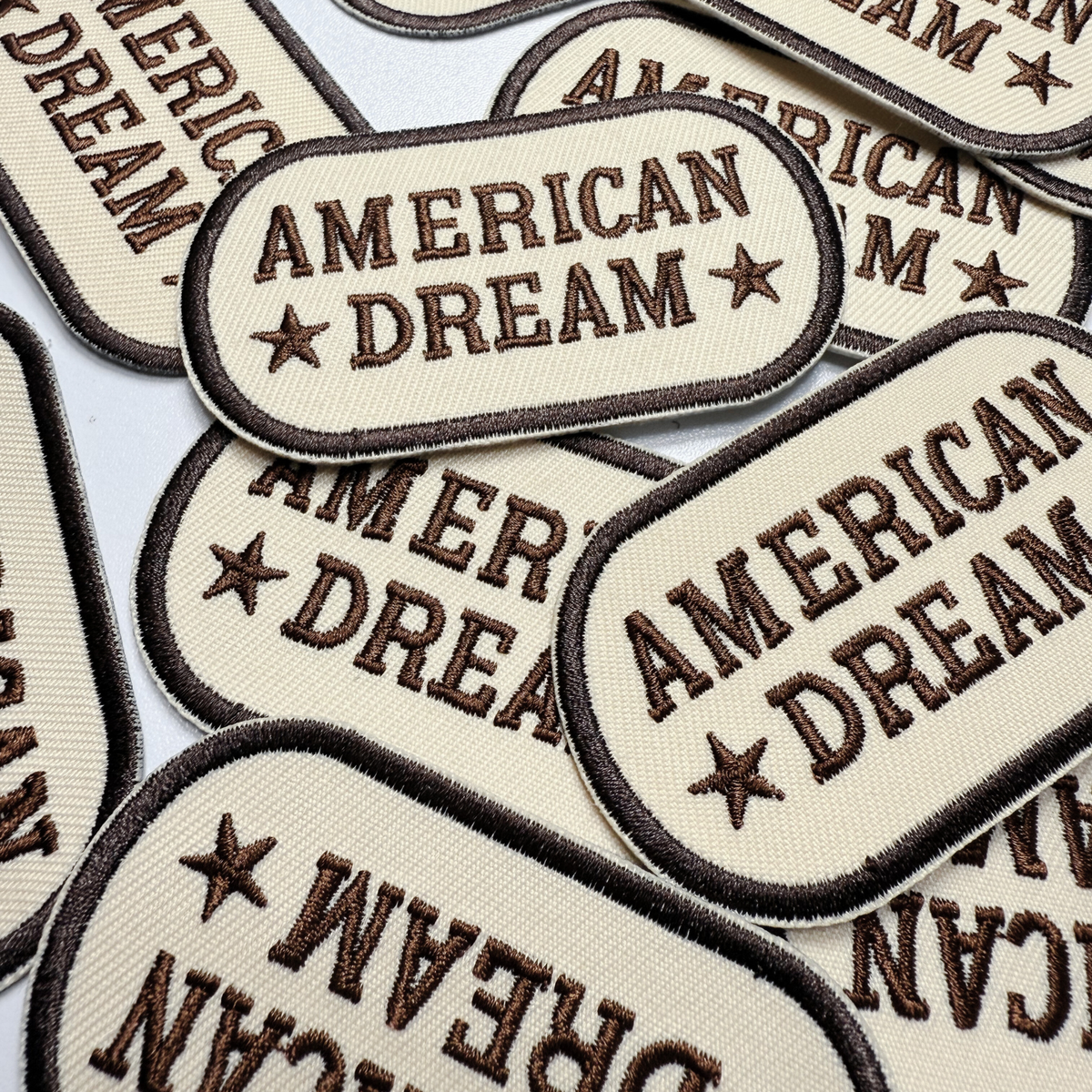 3"  American Dream -  Embroidered Hat Patch
