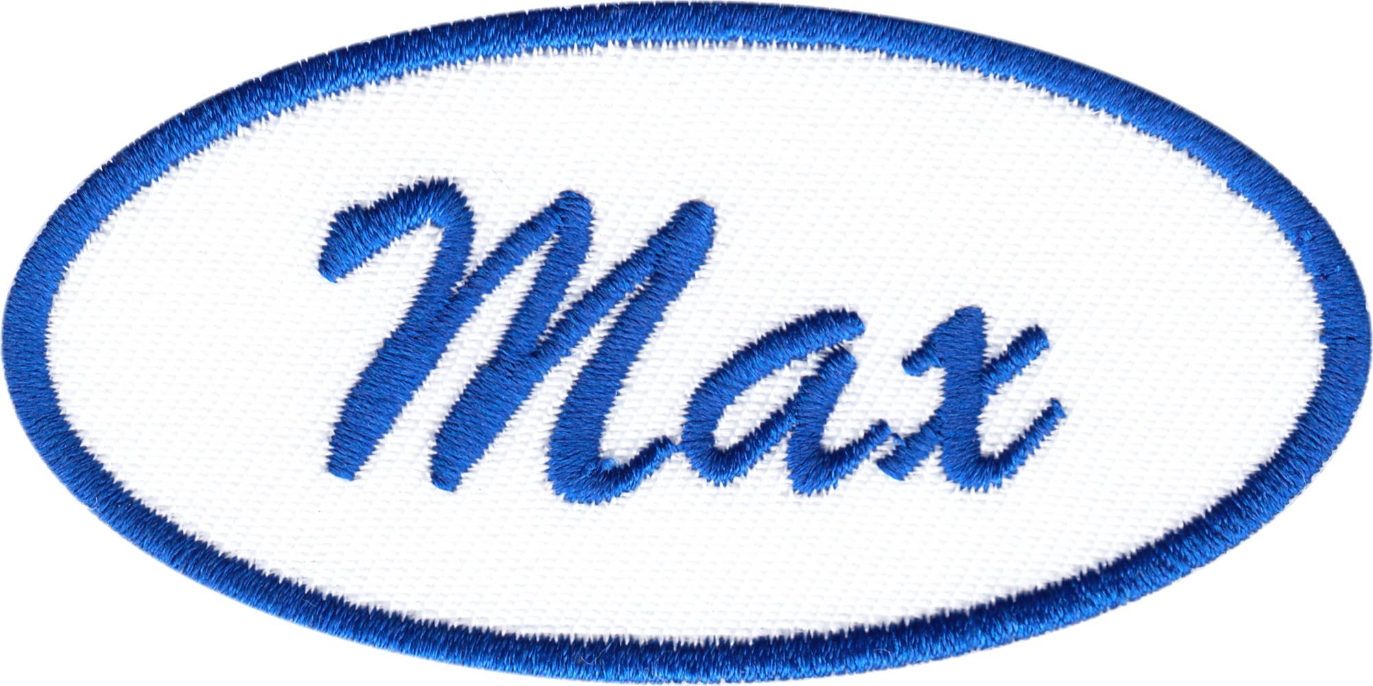 Patch - Mechanic Name Tag - Max - Retro Style 1950s