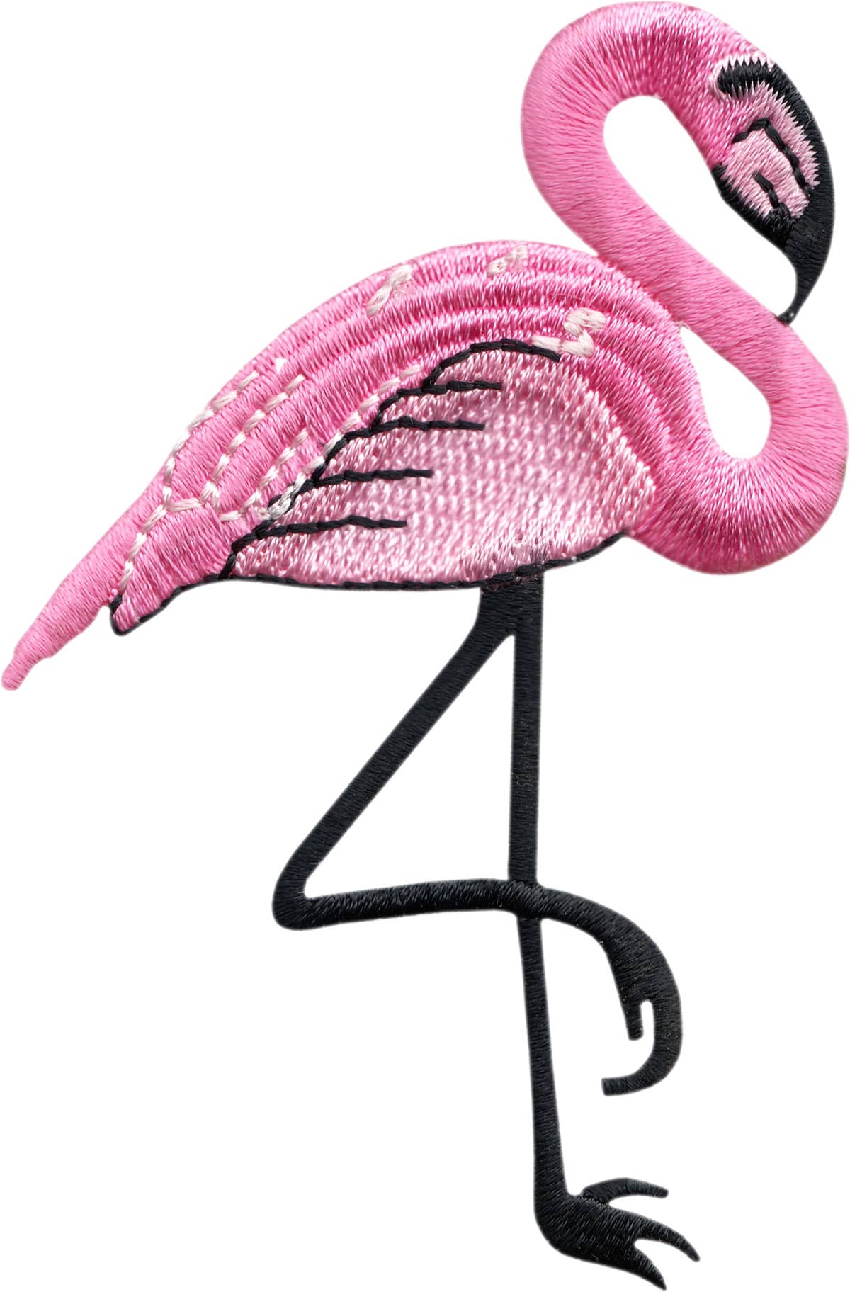 Patch - 3.38" Standing Pink Flamingo Bird - Tropical Nature