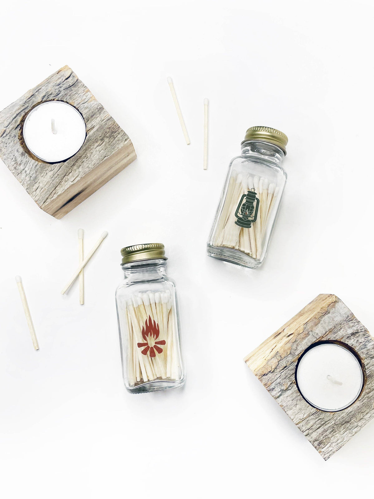Camping Lantern Jar Matches | Outdoorsy Match Bottle