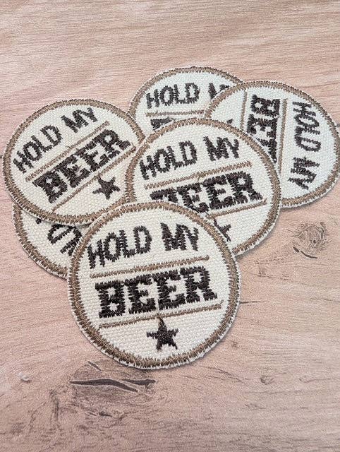 Hold My Beer Iron-On Patch