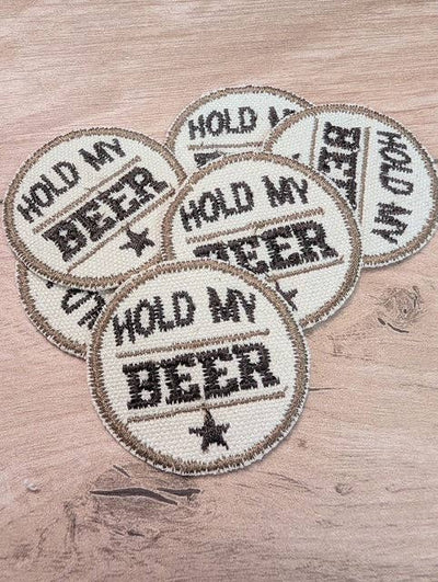Hold My Beer Iron-On Patch