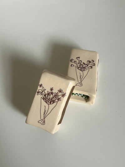Handmade Rose Bouquet Matchbox 