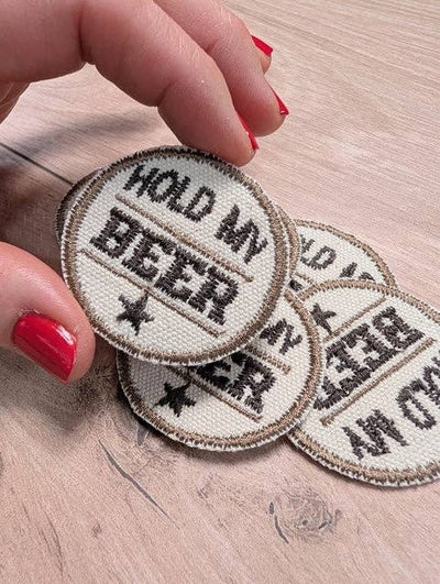 Hold My Beer Iron-On Patch