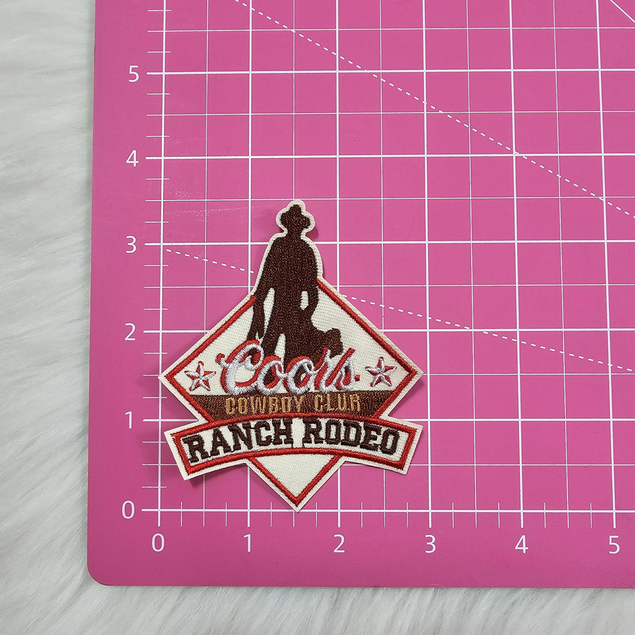 Western Beer Embroidery Beer Iron On Patch