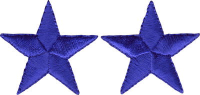 Patch - Star - 1.375 Inch - Set Of Two - Three Color Options