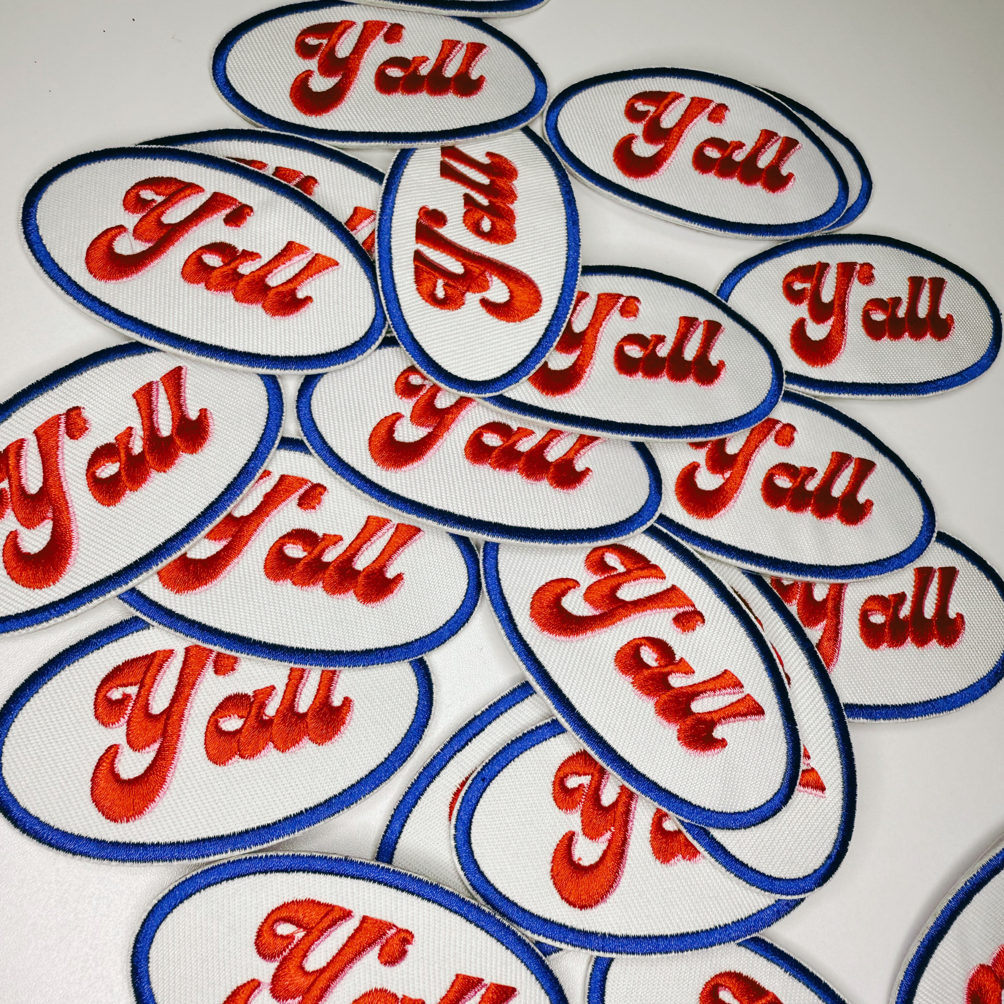 3" Y'all -  Embroidered Hat Patch