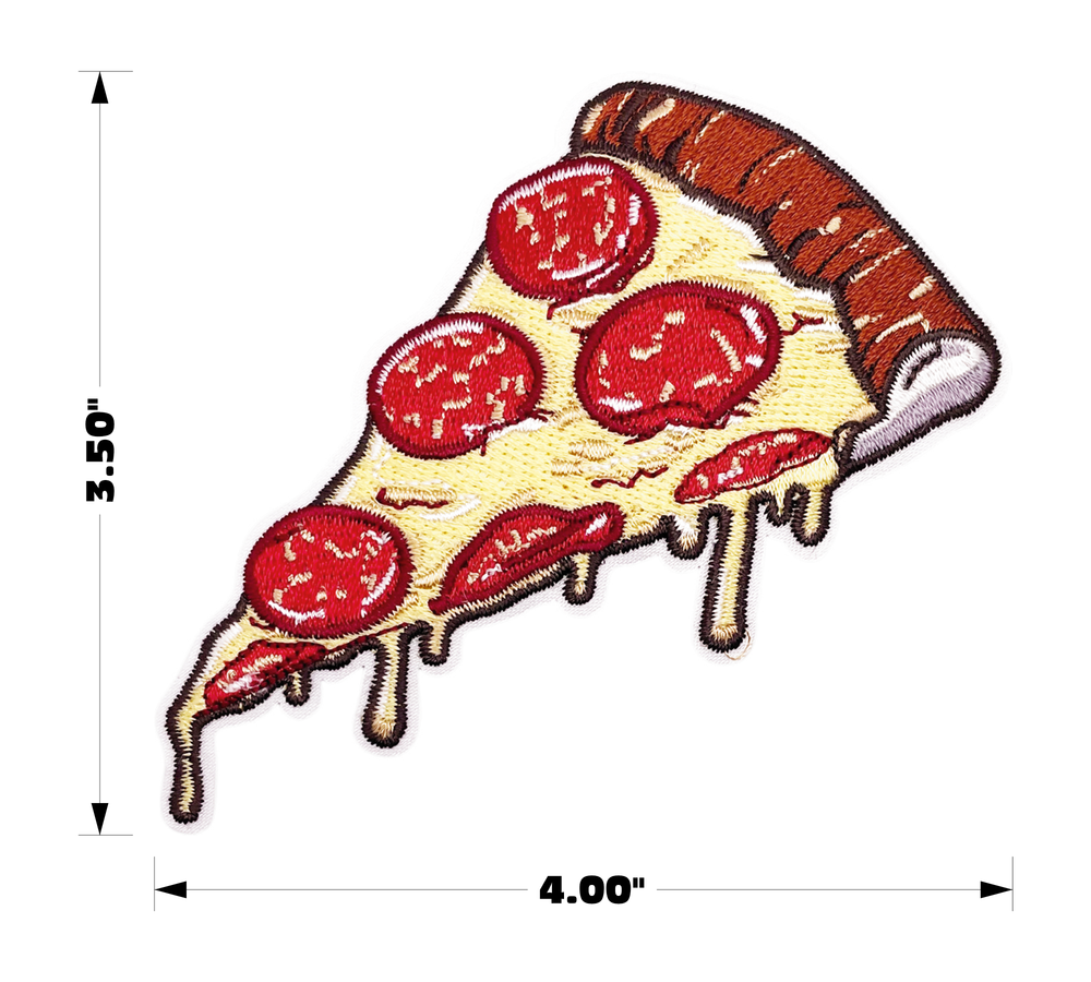 Patch - Melted Cheese Pepperoni Pizza Slice Fast Food Lover
