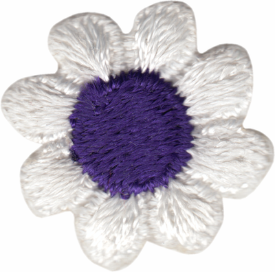 Patch - Daisy Flower - 1 Inch - 16 Color Options