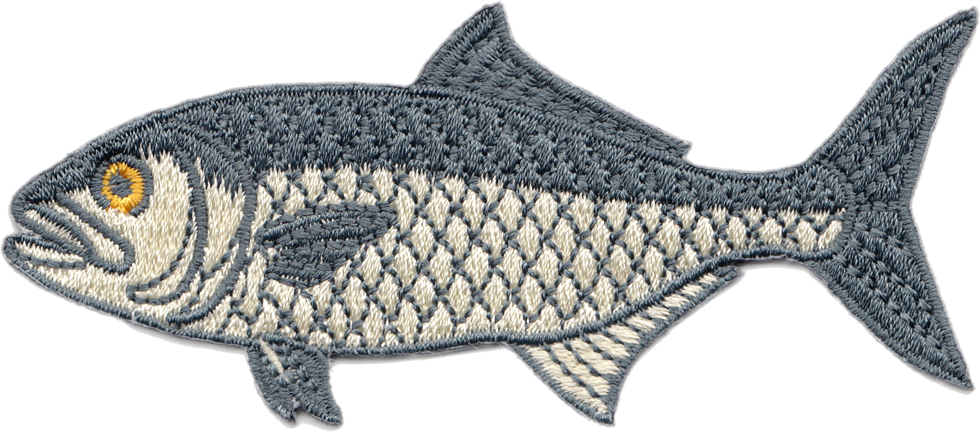 3.5" Patch - Fish - Bluefish - An Angler's Fishing Favorite!