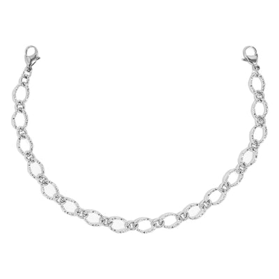 Trucker Hat Chain: Hammered Oval Chain