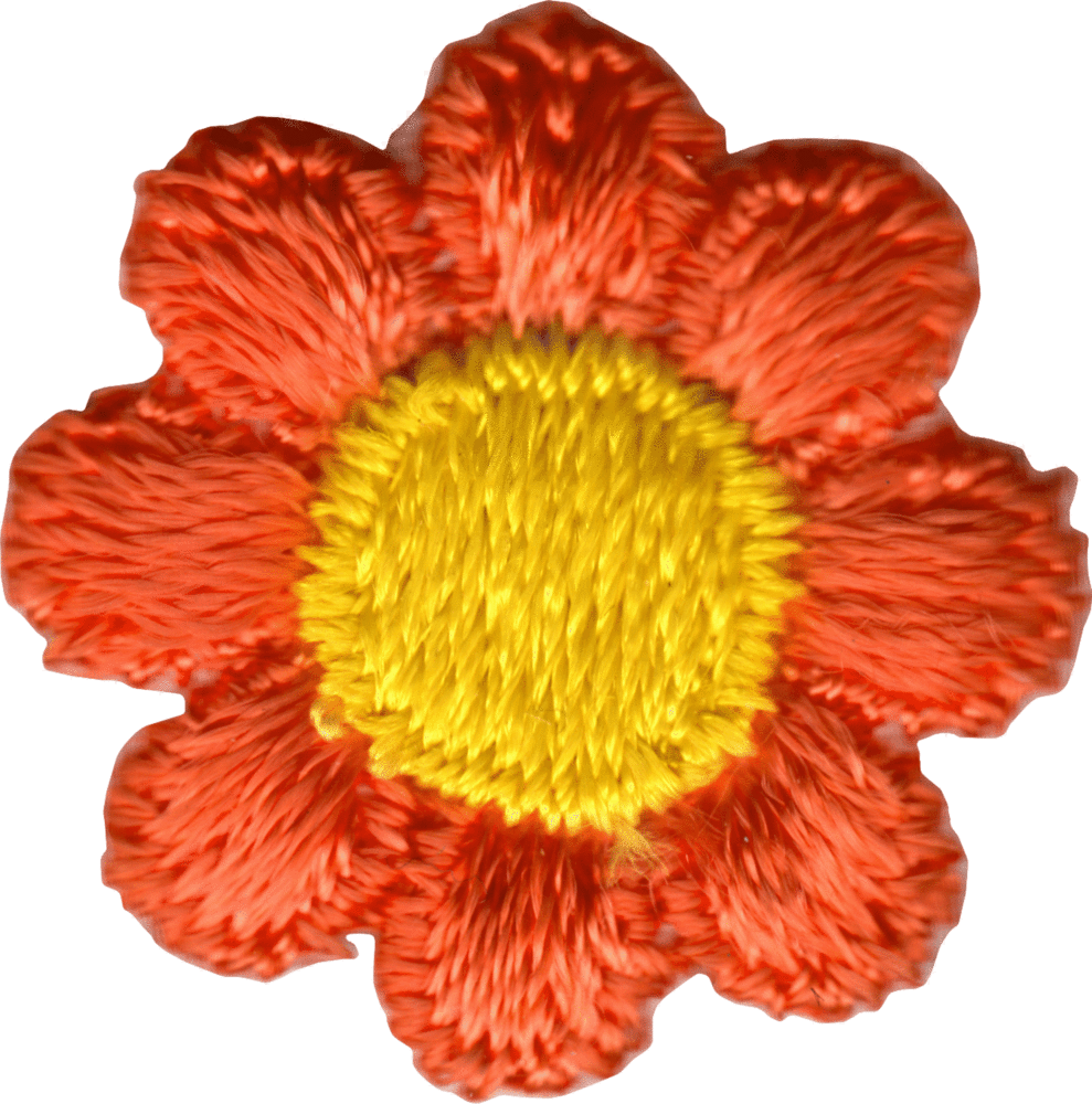 Patch - Daisy Flower - 1 Inch - 16 Color Options