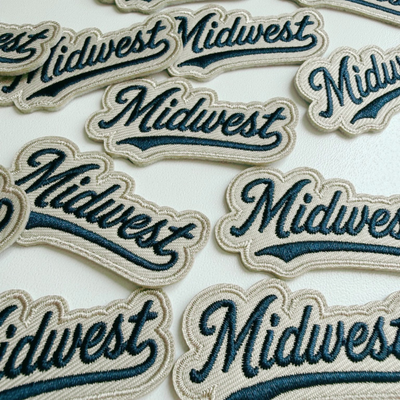 2" Midwest - Embroidered Hat Patch