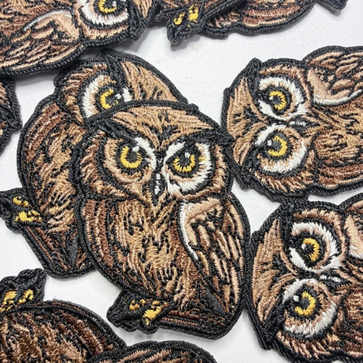 2" OWL -  Embroidered Hat Patch