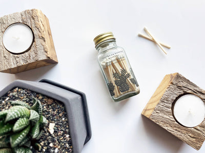 Variety Pack of Desert 2" Match Jars: Saguaro + Prickly Pear