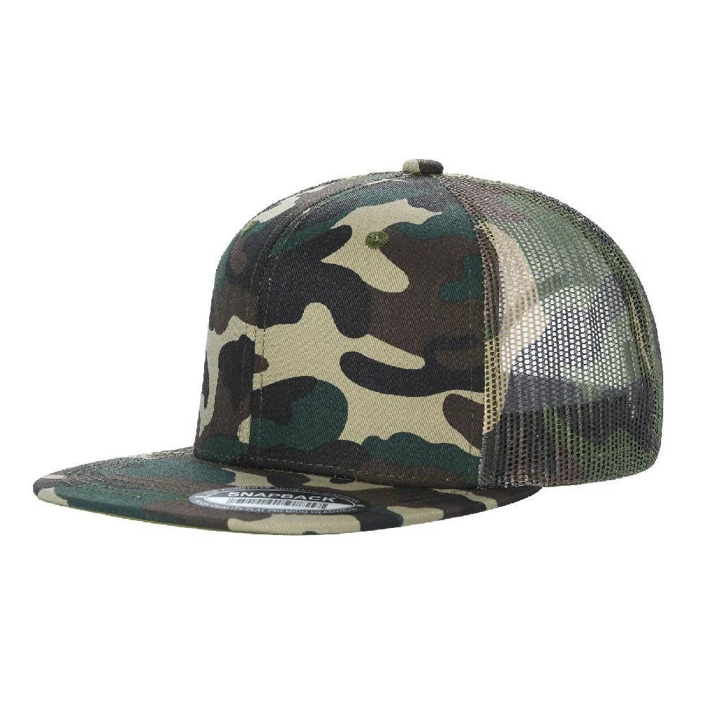 6 Panel Flat Bill