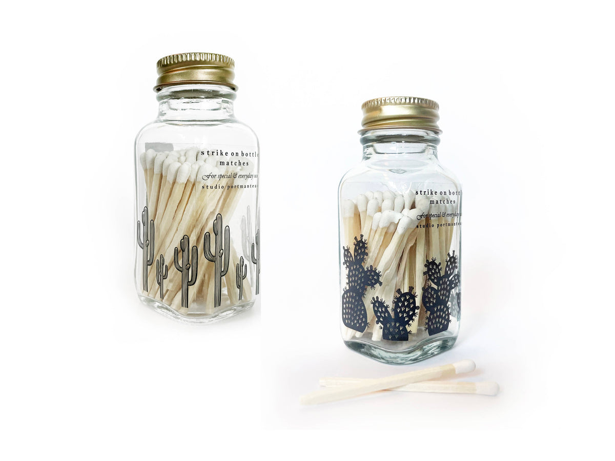 Variety Pack of Desert 2" Match Jars: Saguaro + Prickly Pear