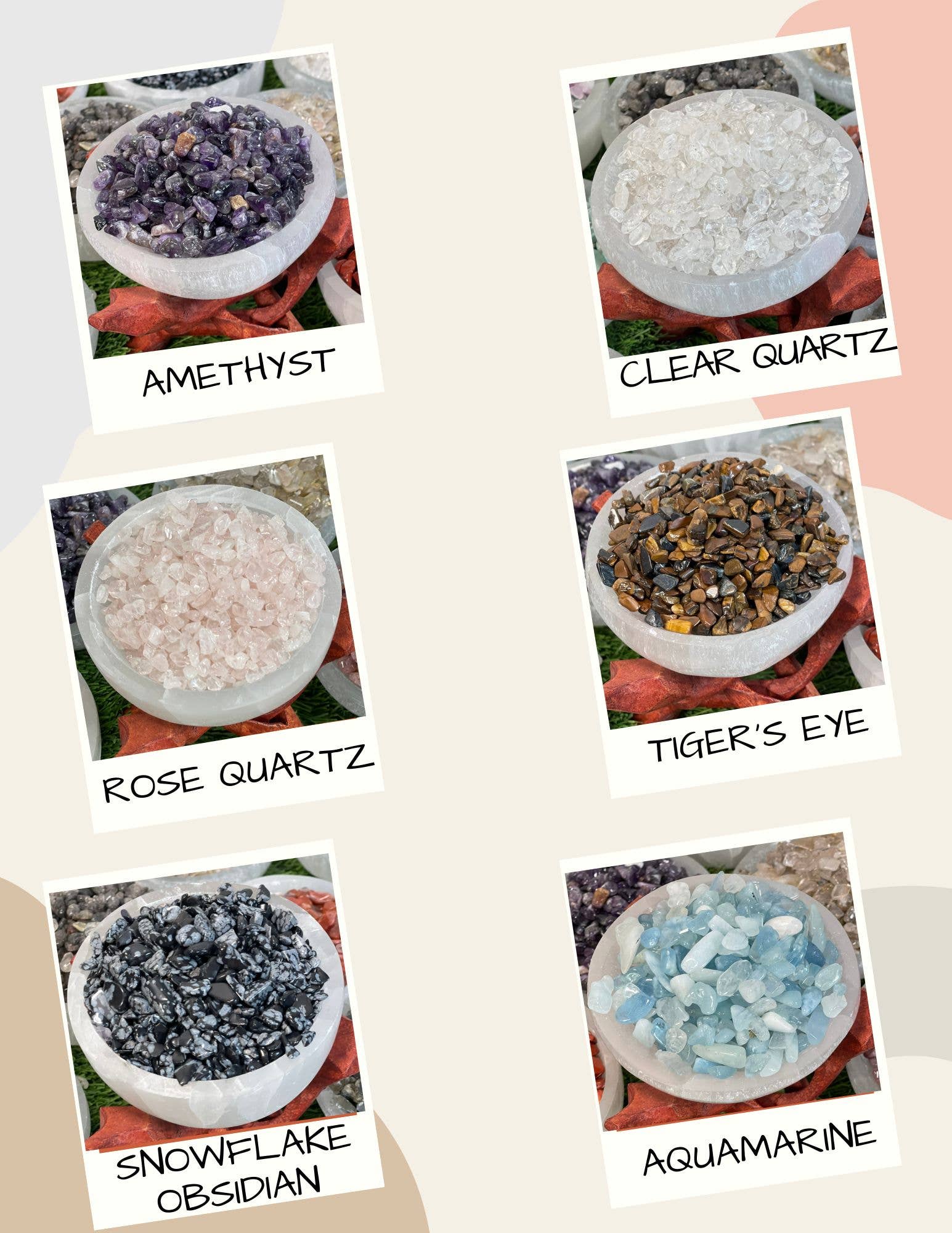 Natural Crystal Chip , Real Gemstone chips , Crystal Loose