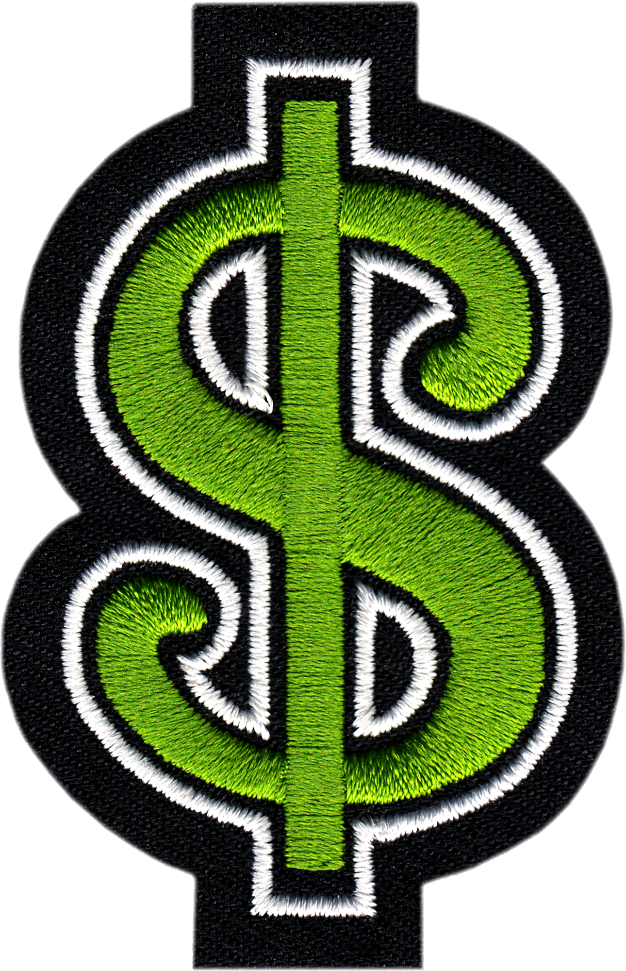 Patch - US Dollar Sign - $ - Money Funny Gamers Novelty Cash