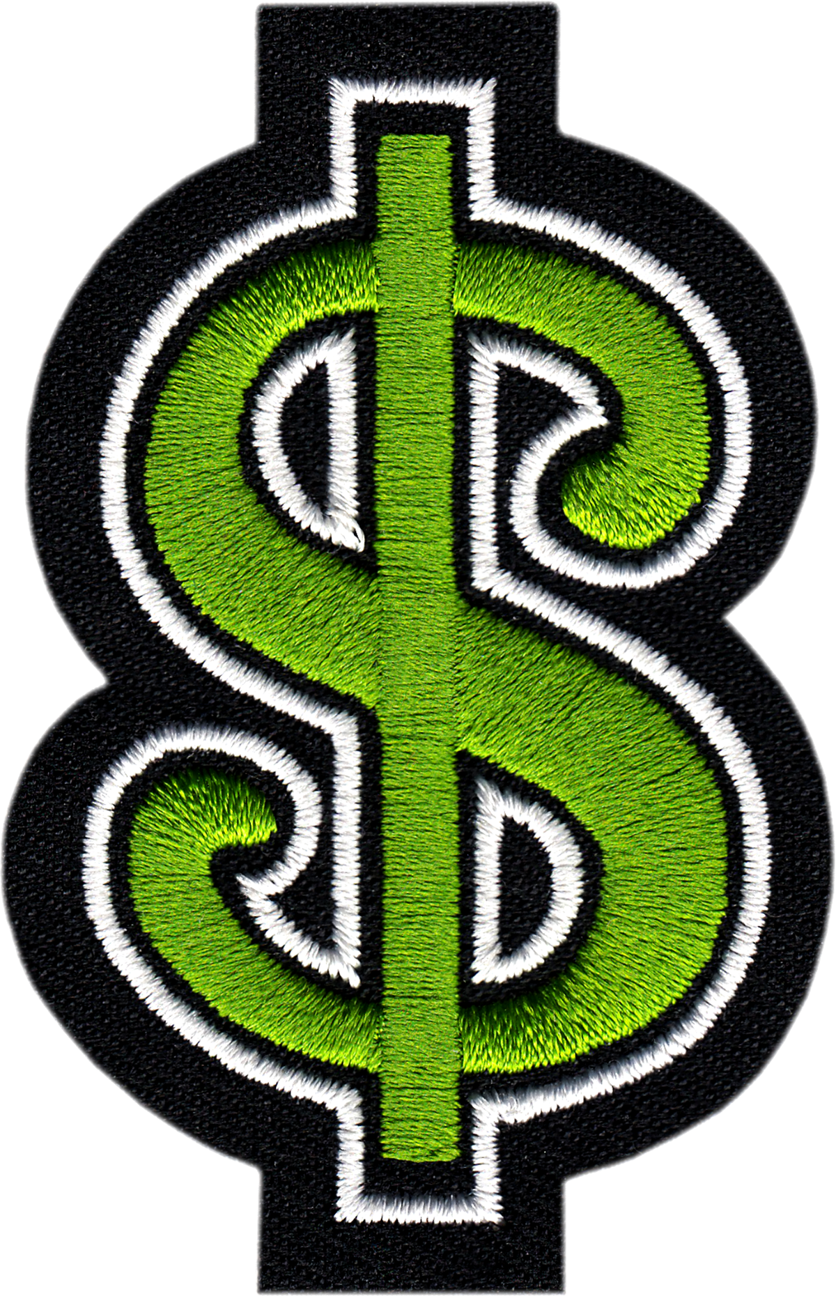 Patch - US Dollar Sign - $ - Money Funny Gamers Novelty Cash