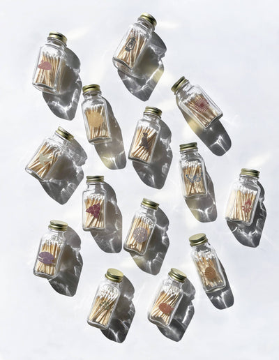Butterfly Jar of Matches | Meadow Pollinator Match Cloche