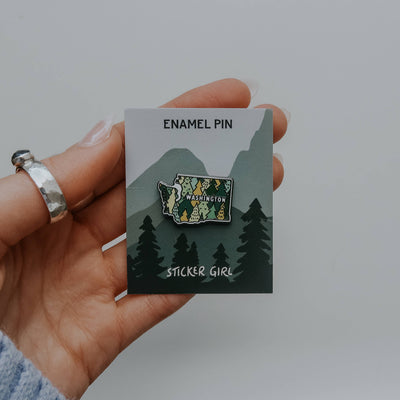 Washington State Trees Lapel Pin