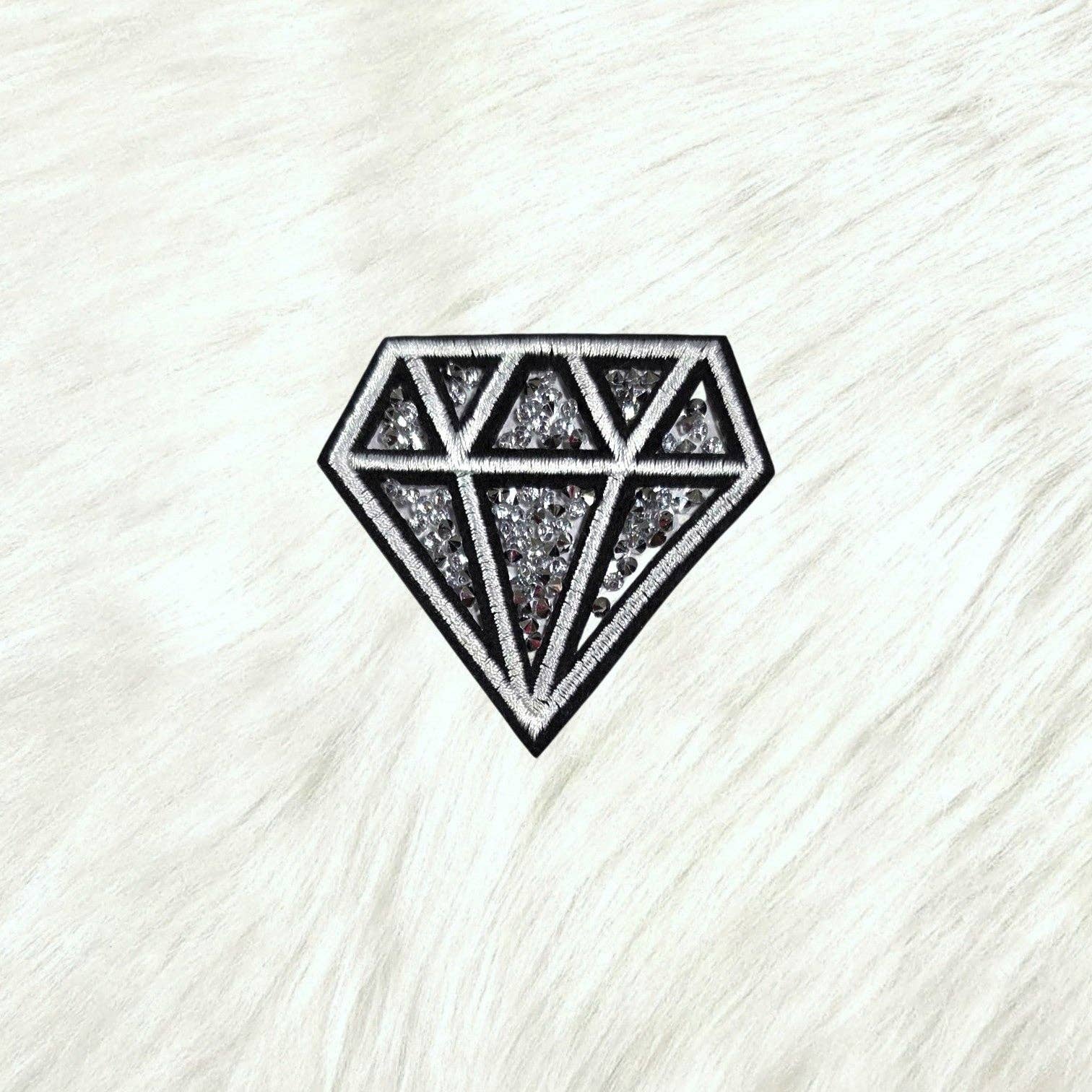 Bling Diamond Embroidery Iron On Patch