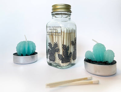 Variety Pack of Desert 2" Match Jars: Saguaro + Prickly Pear