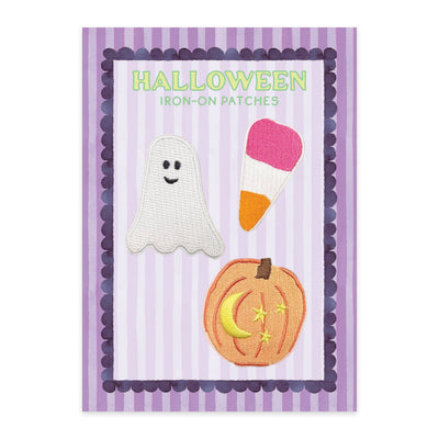 Halloween Iron-On Patch Set | Ghost & Pumpkin Iron-on Patch