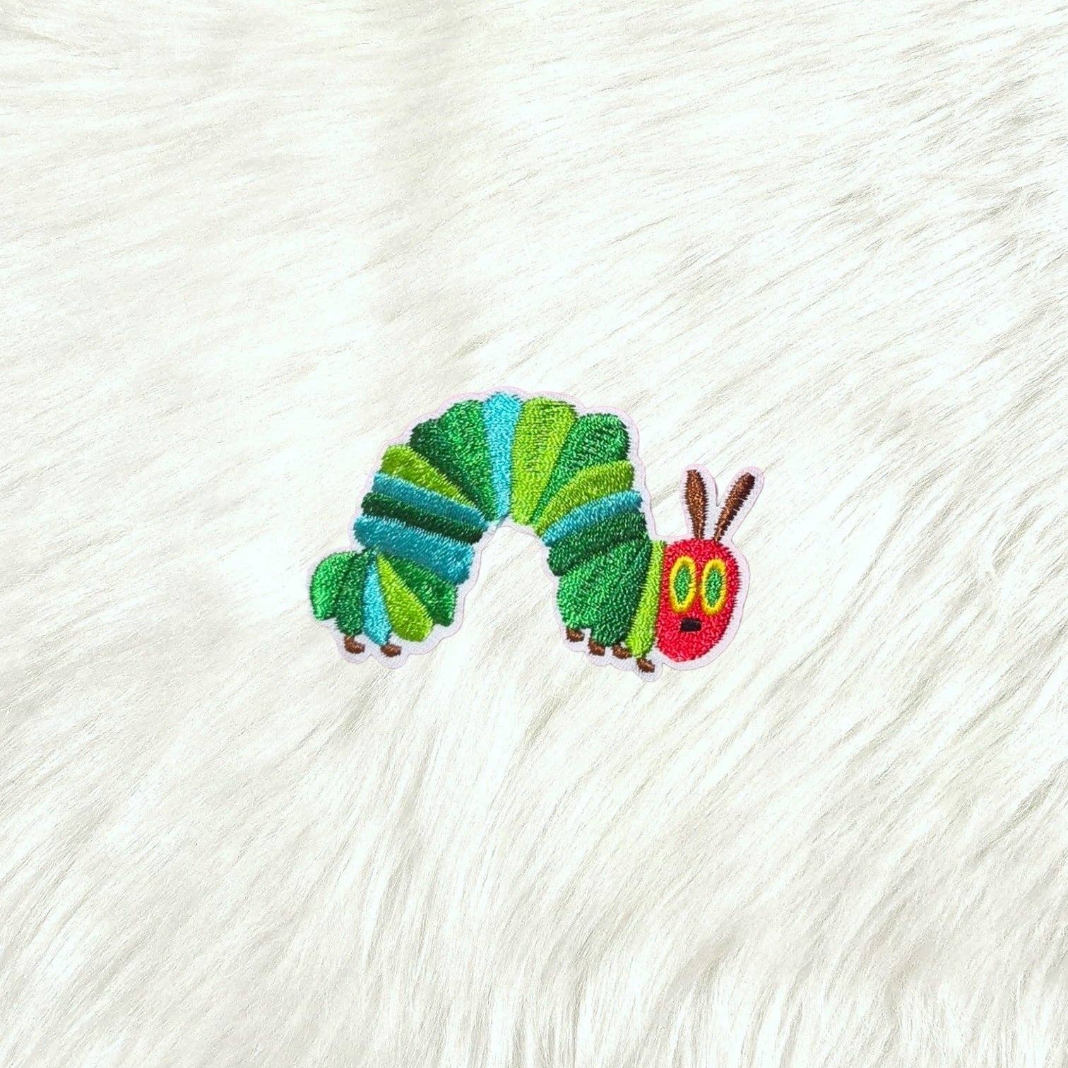Caterpillar Embroidery Iron On Patch